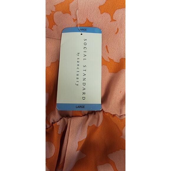 Social Standard by Sanctuary Ladies Floral Smocked Back Maxi Dress Size Large - Picture 4 of 7